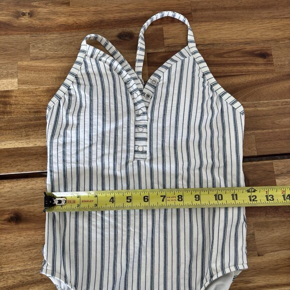 Seafolly Australia Women’s Swimsuit USA Sz 6 Striped Beach Resort Pool Vacation - Picture 11 of 13